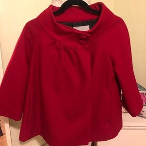 Red Pea Coat